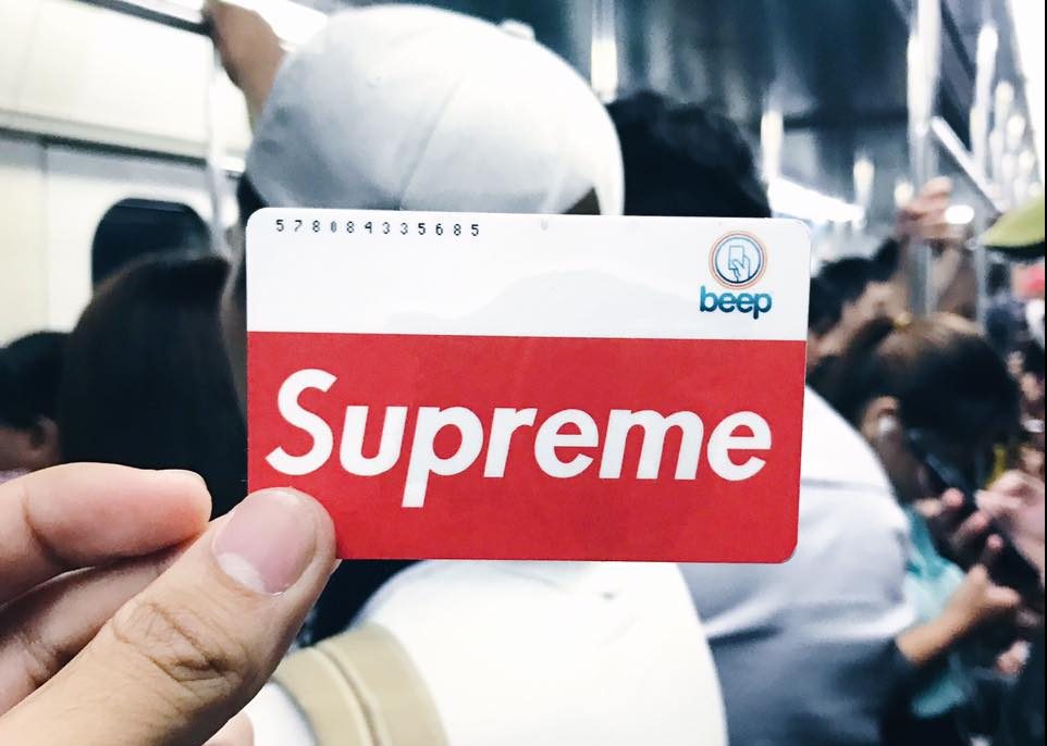 Someone’s Selling Beep Cards With The Supreme Logo